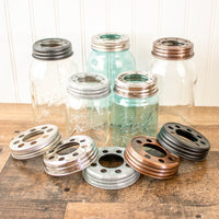 Lighting Lid for Mason Jar Light Fixtures