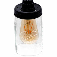 Lighting Lid for Mason Jar Light Fixtures