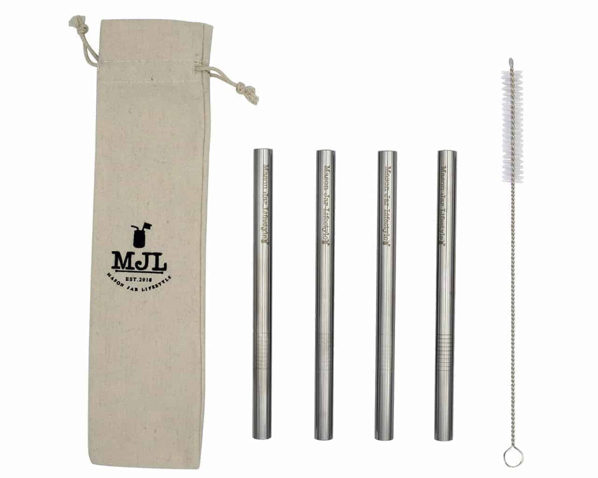 mason-jar-lifestyle-medium-7.25-inch-12mm-boba-straws-pint-16oz-mason-jars-cleaning-brush-cloth-bag