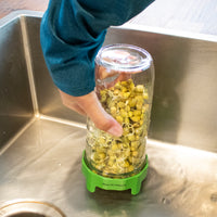 Rust Proof Sprouting Lid with Built-In Stand for Wide Mouth Mason Jars