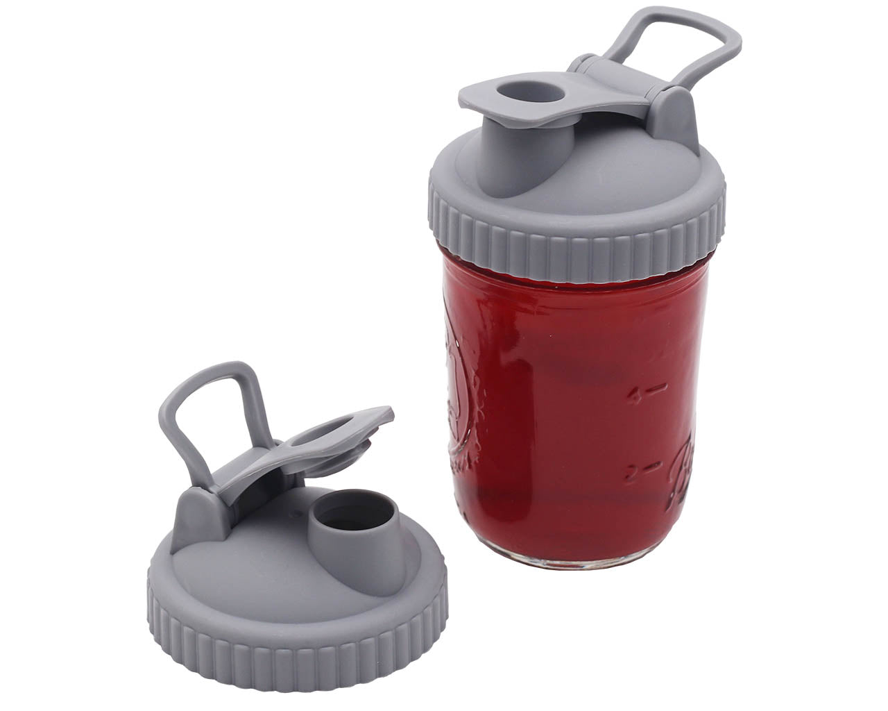 Pour & Store Lid with Carry Loop for Mason Jars