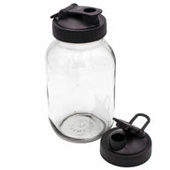 Pour & Store Lid with Carry Loop for Mason Jars