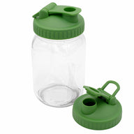 Pour & Store Lid with Carry Loop for Mason Jars