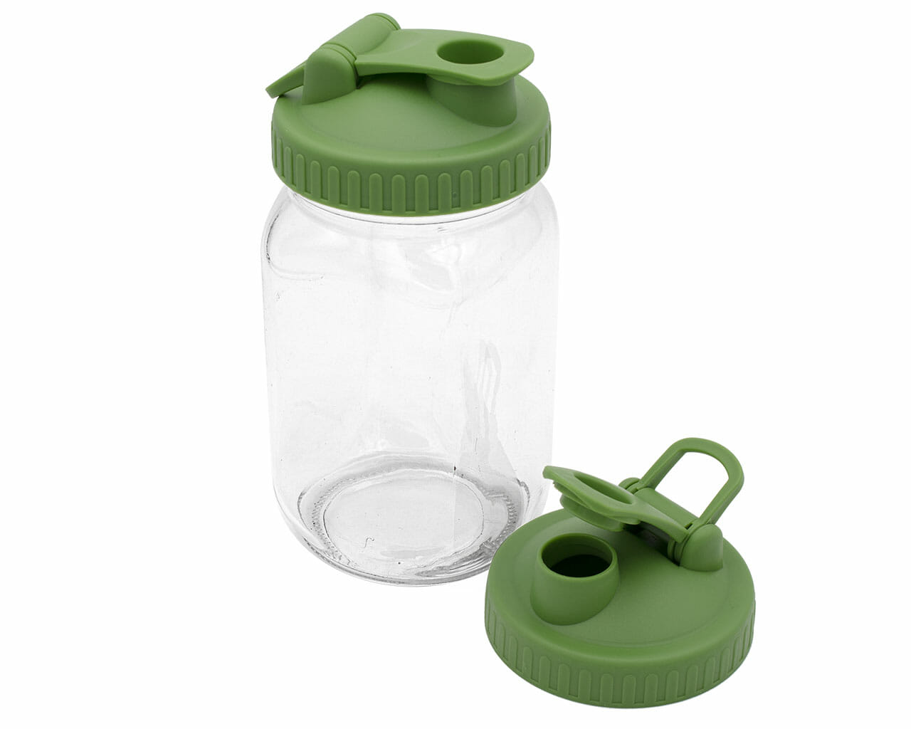 Pour & Store Lid with Carry Loop for Mason Jars