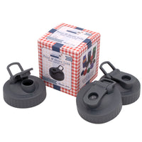 Pour & Store Shaker Lid with Carry Loop for Mason Jars