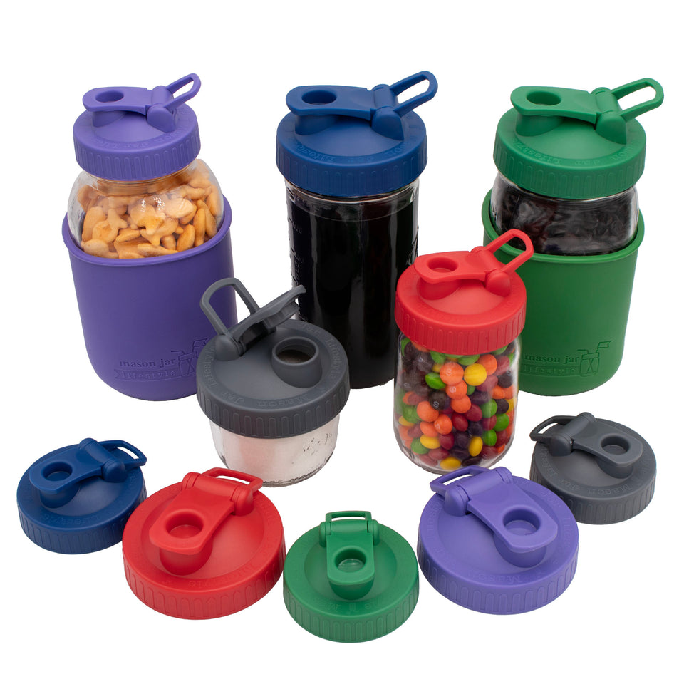 Pour store carry loop v2 regular wide mouth cherry red charcoal gray deep blue leaf green ultra violet main