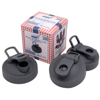 Pour & Store Shaker Lid with Carry Loop for Mason Jars
