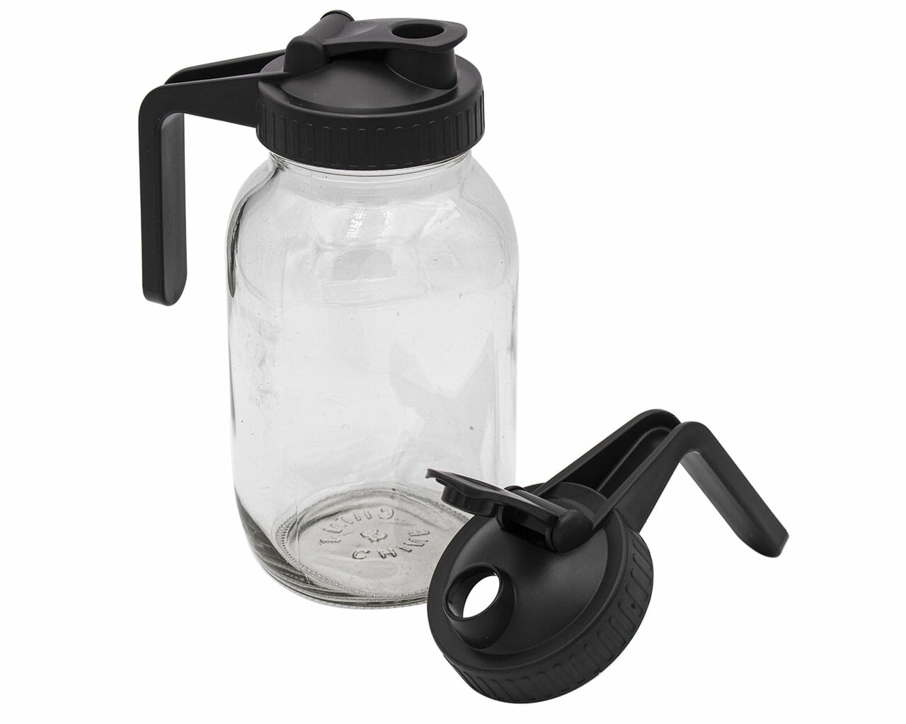 Pour & Store Pitcher Lid with Handle for Mason Jars