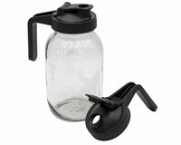 Pour & Store Pitcher Lid with Handle for Mason Jars