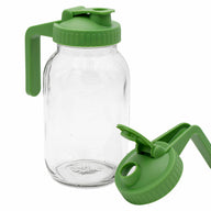 Pour & Store Pitcher Lid with Handle for Mason Jars