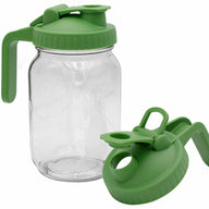 Pour & Store Pitcher Lid with Handle for Mason Jars