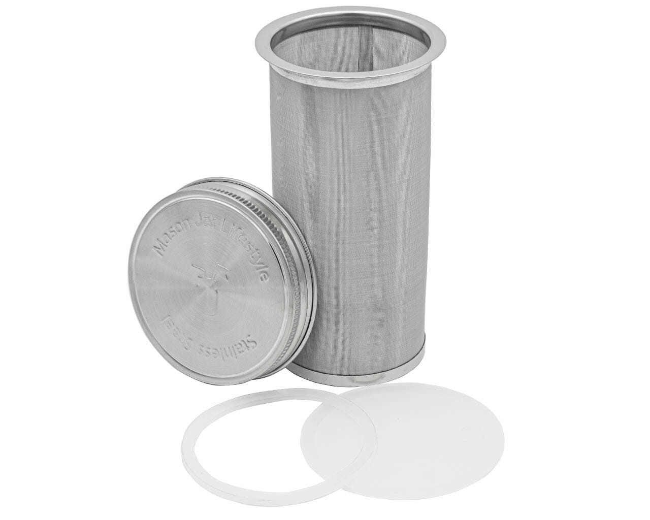 Jarware Stainless Steel Cold Brew Maker/Tea Infuser, 16 oz 