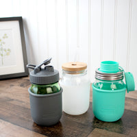 Silicone Sleeve for Regular Mouth Pint 16oz Mason Jars