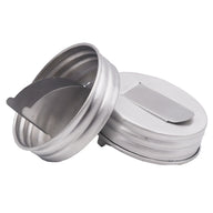 Aluminum Grain Dispenser Lid for Mason Jars