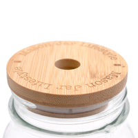 Bamboo Straw Hole Tumbler Lid
