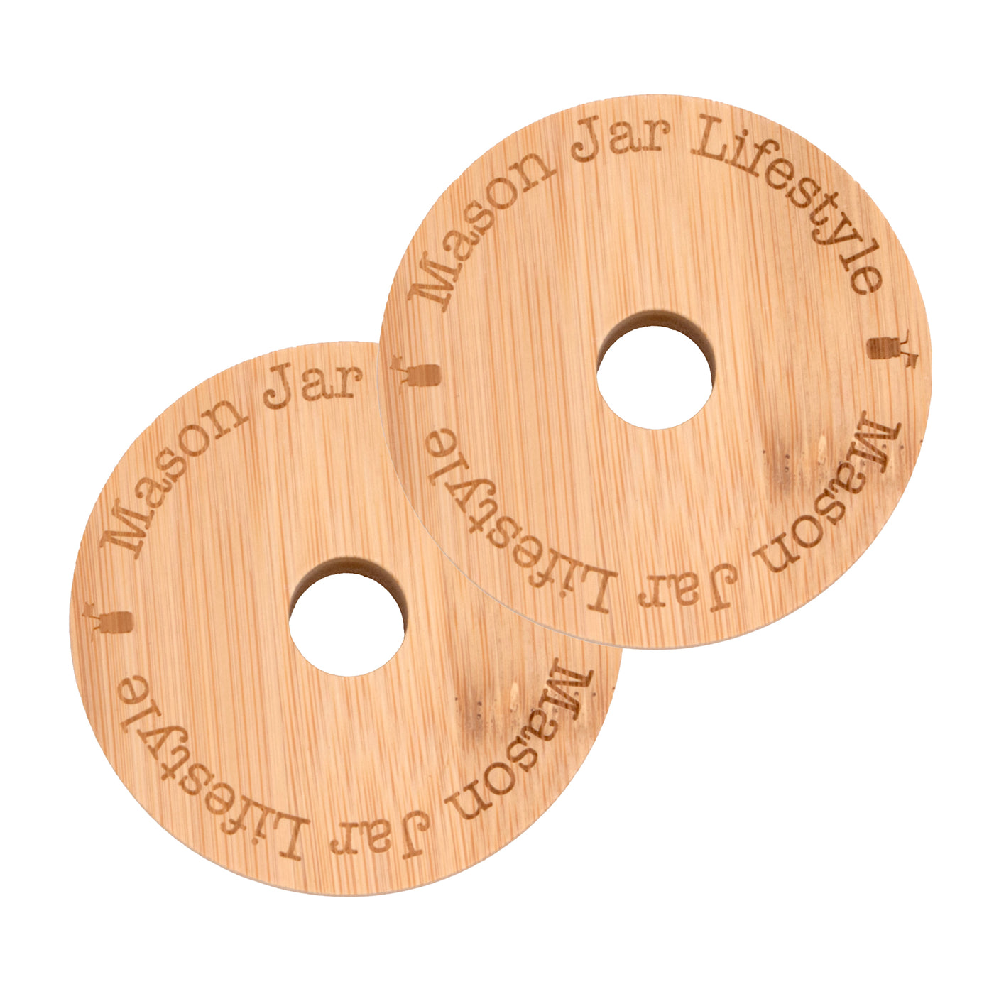 Bamboo Straw Hole Tumbler Lid