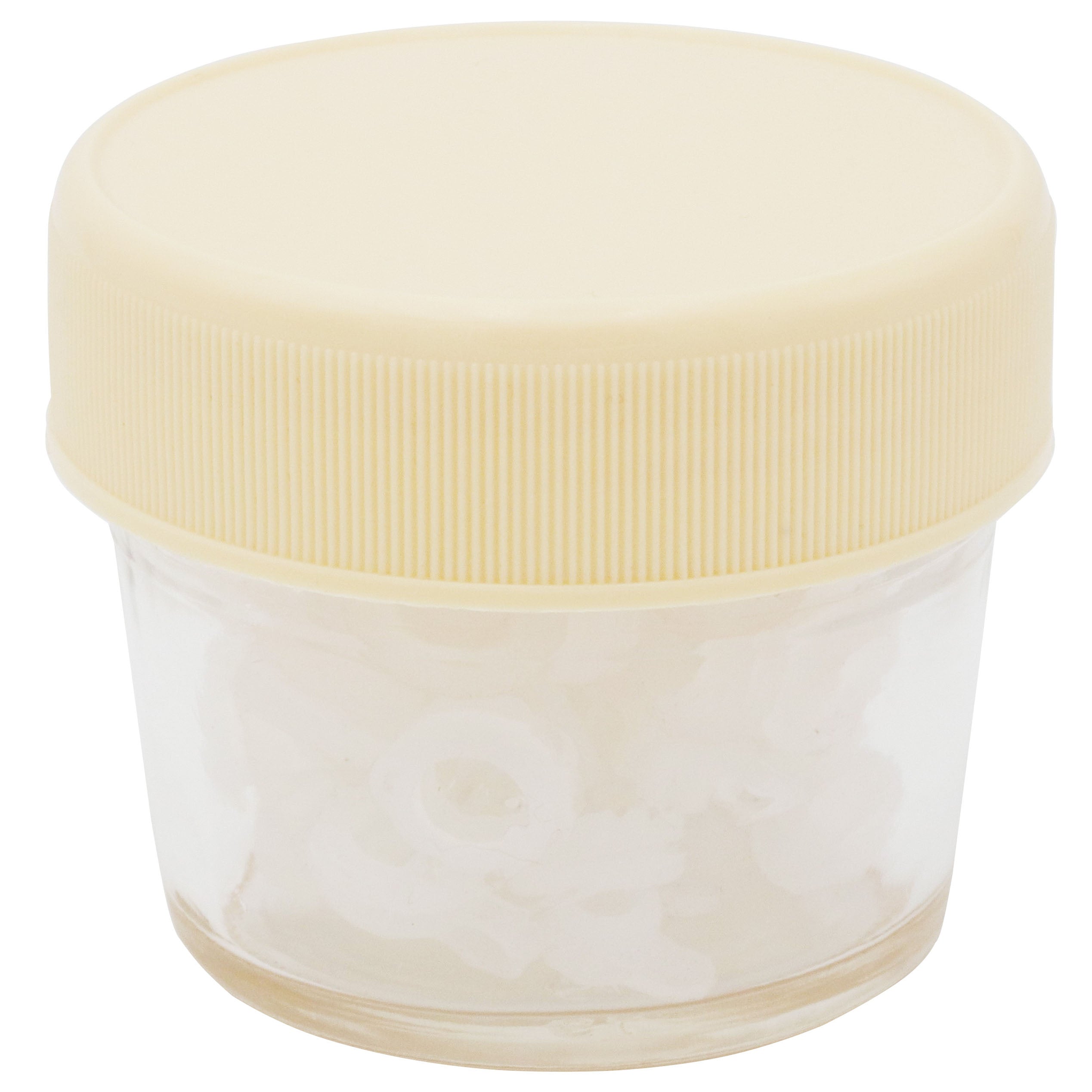 Tan Plastic Storage Lids for Regular Mouth Mason Jars 12pk