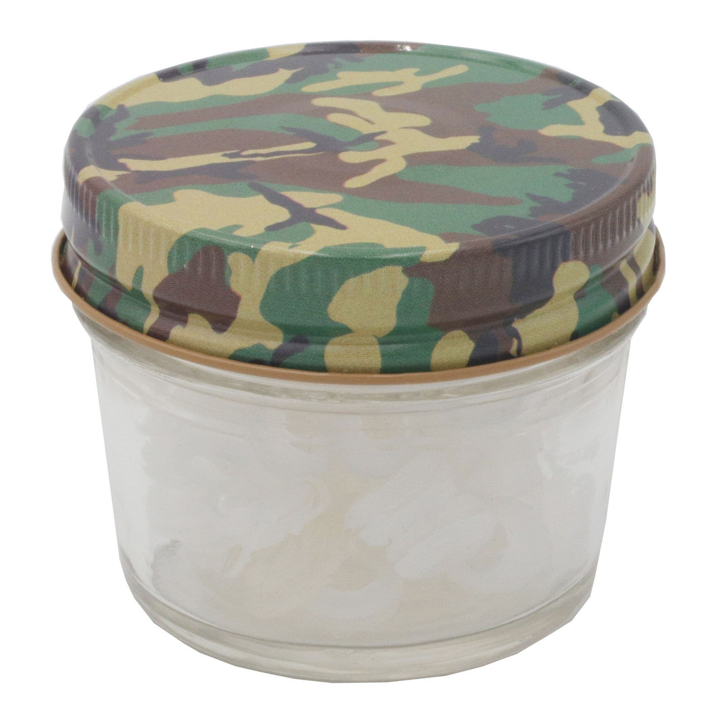 Camouflage Metal Storage Lids for Regular Mouth Mason Jars 6pk