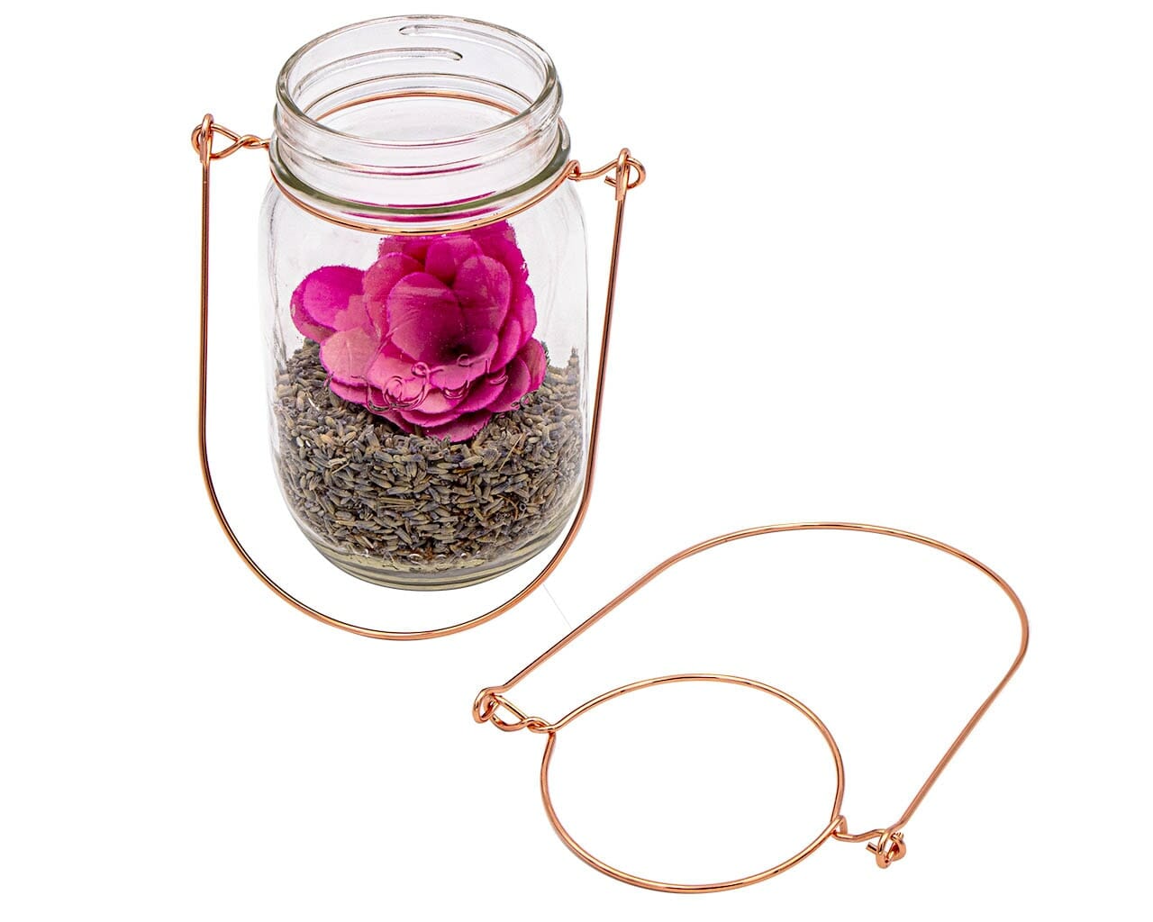 Copper Wire Handles for Mason Jars