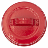 Red Enamel Handle Canister Lid for Regular Mouth Mason Jars