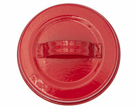 Red Enamel Handle Canister Lid for Regular Mouth Mason Jars