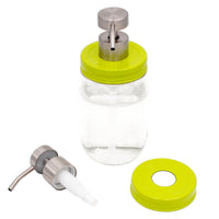 Painted Enamel Soap Pump Kit for Regular Mouth Mason Jars