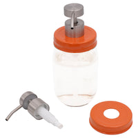 Painted Enamel Soap Pump Kit for Regular Mouth Mason Jars