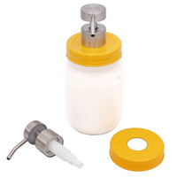 Painted Enamel Soap Pump Kit for Regular Mouth Mason Jars