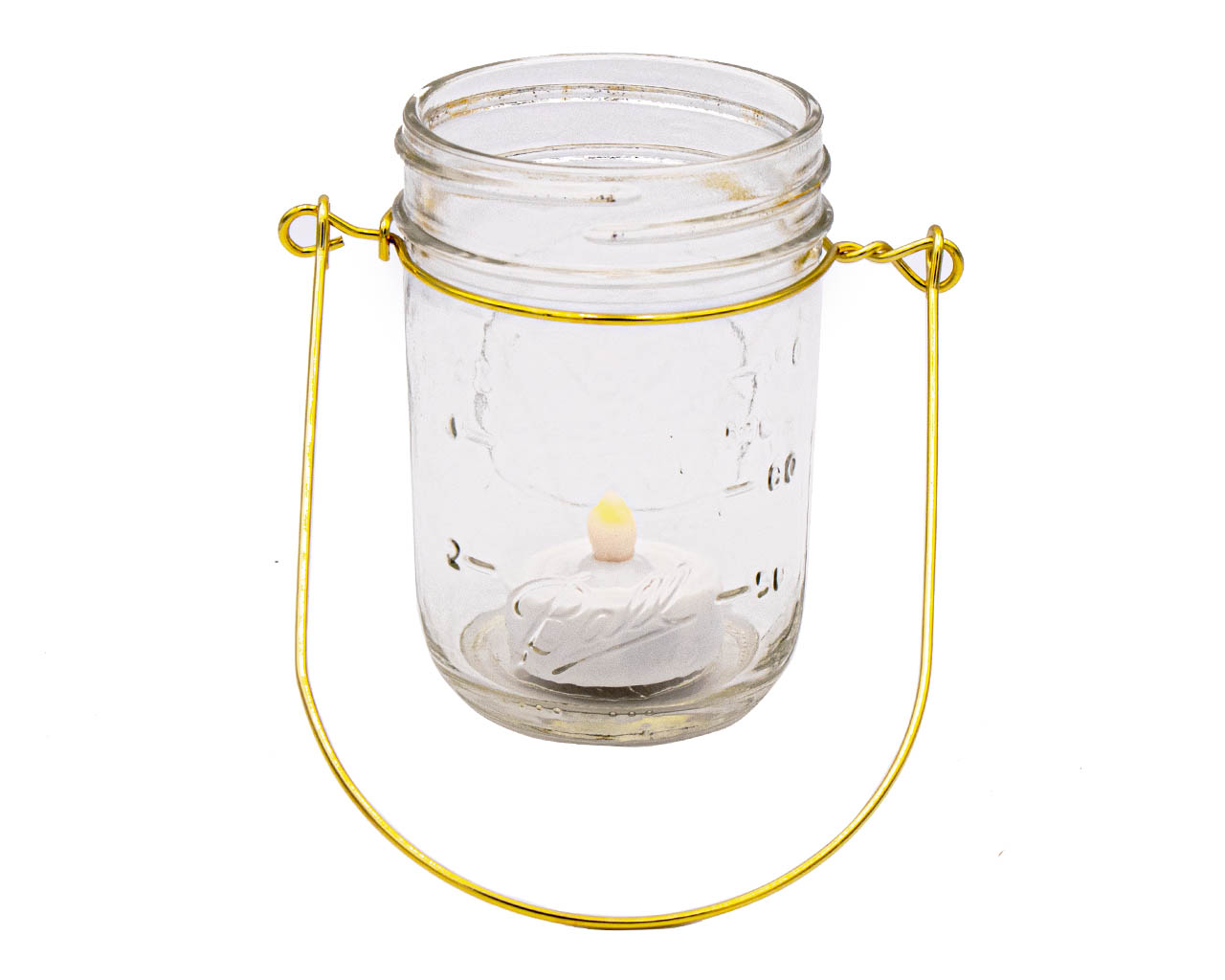 Gold Wire Handles for Regular Mason Jars