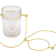 Gold Wire Handles for Mason Jars 6 Pack