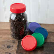 MJL Leak Proof Plastic Storage Lids for Mason Jars