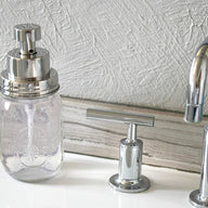 Mirror/Chrome Foaming Soap Pump for Regular Mouth Mason Jars