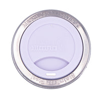 Silicone Drinking Lid with Stainless Steel Band for Mason Jars