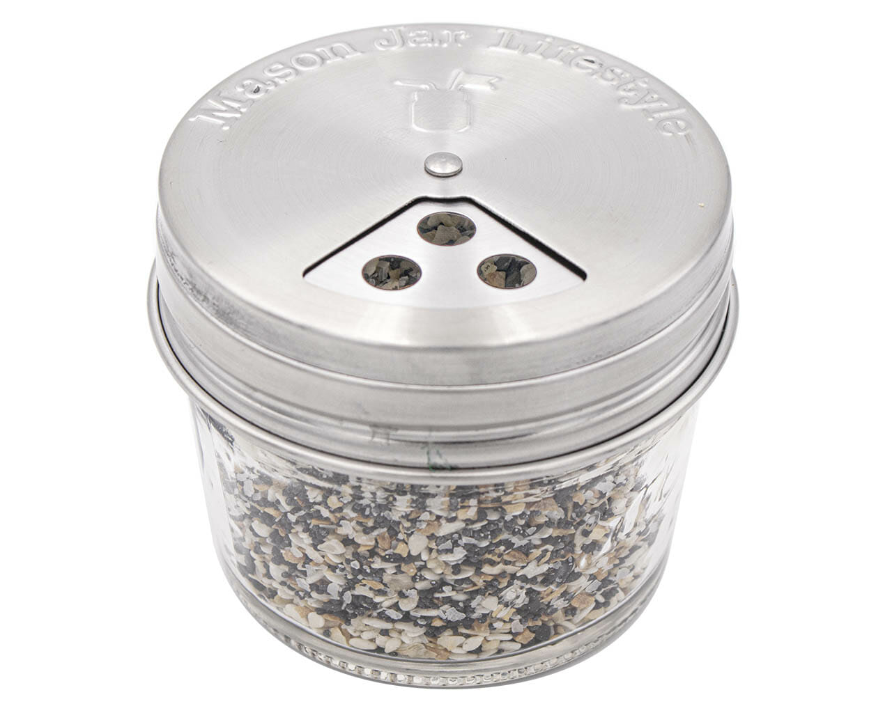 4 Pack Stainless Steel Spice Shaker Lids for Mason Jars Mason