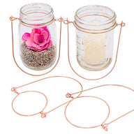 Copper Wire Handles for Mason Jars