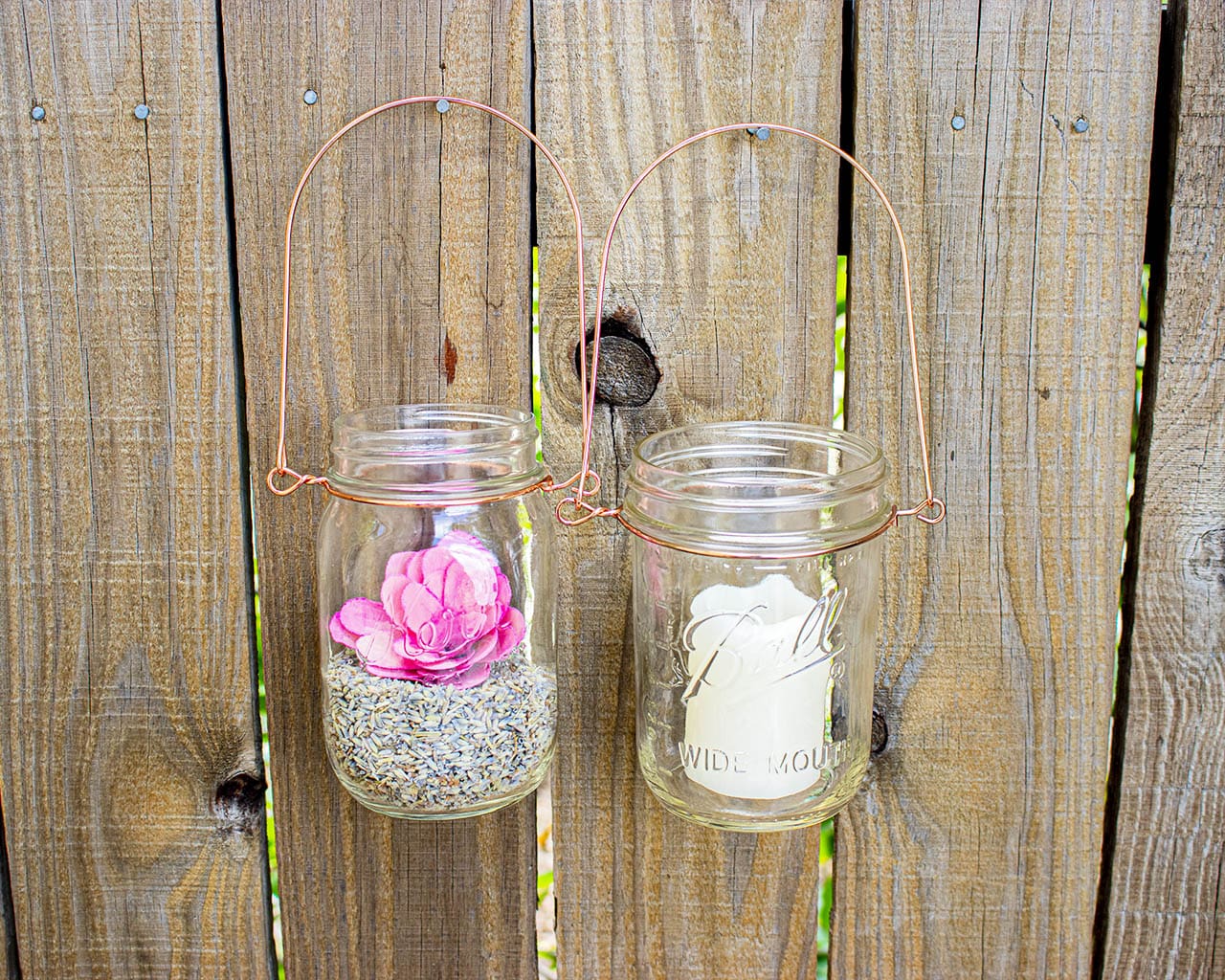 Copper Wire Handles for Mason Jars