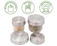 Stainless Steel Spice Shaker Lid for Mason Jars