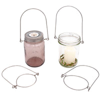 Stainless Steel Wire Handles for Mason Jars 6 Pack