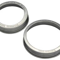 Mason Jar Lifestyle Rust proof stainless steel bands / rings with stamped logo for regular and wide mouth Mason jars