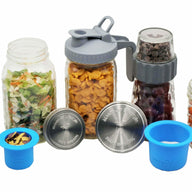 Mason Jar Lifestyle Salad and Snacks Starter Set