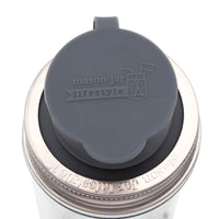 Silicone Chug Leak Resistant Lids for Regular Mouth Mason Jars