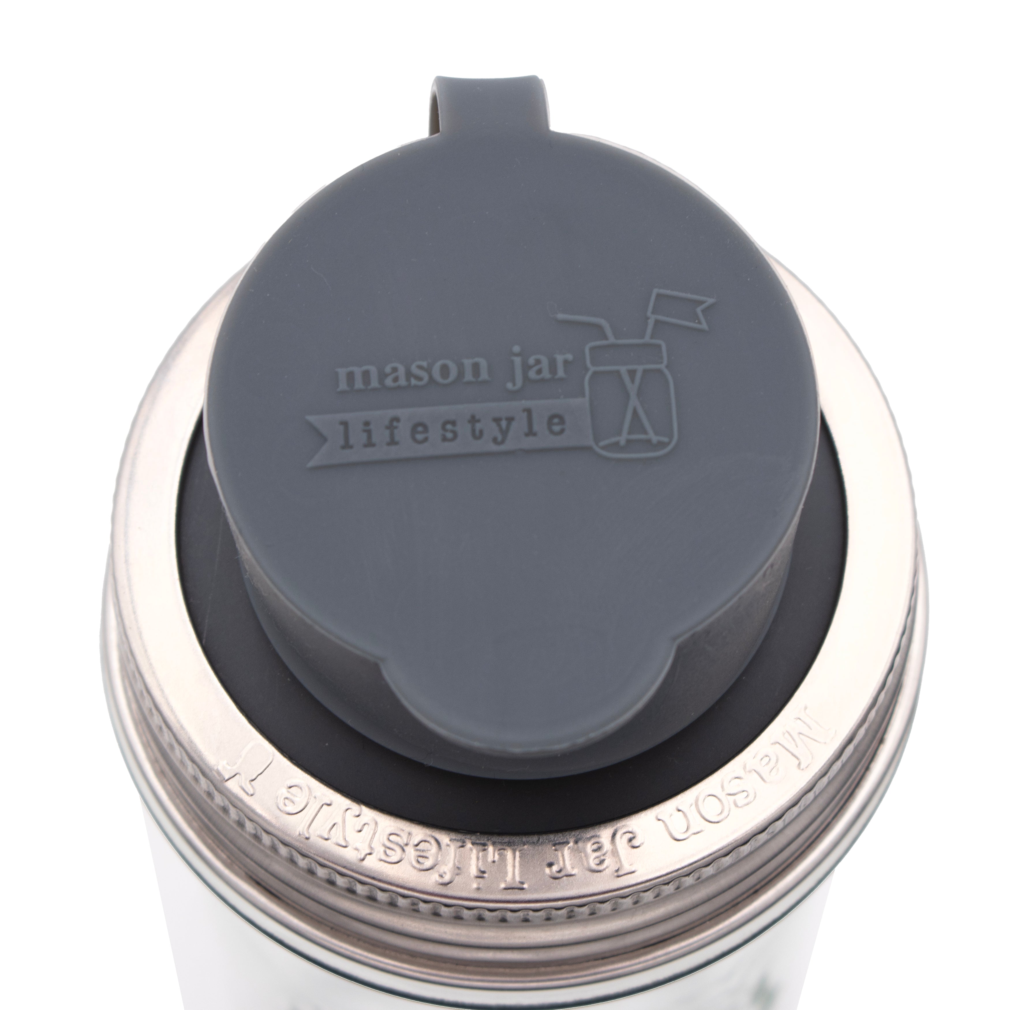 Silicone Chug Leak Resistant Lids for Regular Mouth Mason Jars