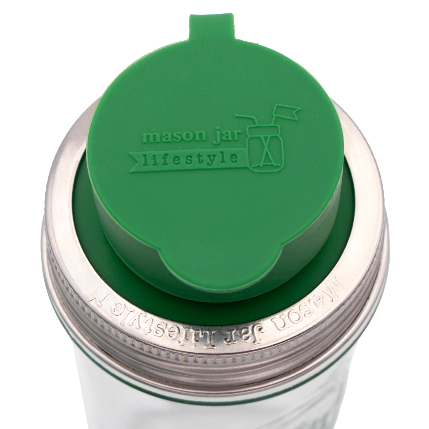 Silicone Chug Leak Resistant Lids for Regular Mouth Mason Jars