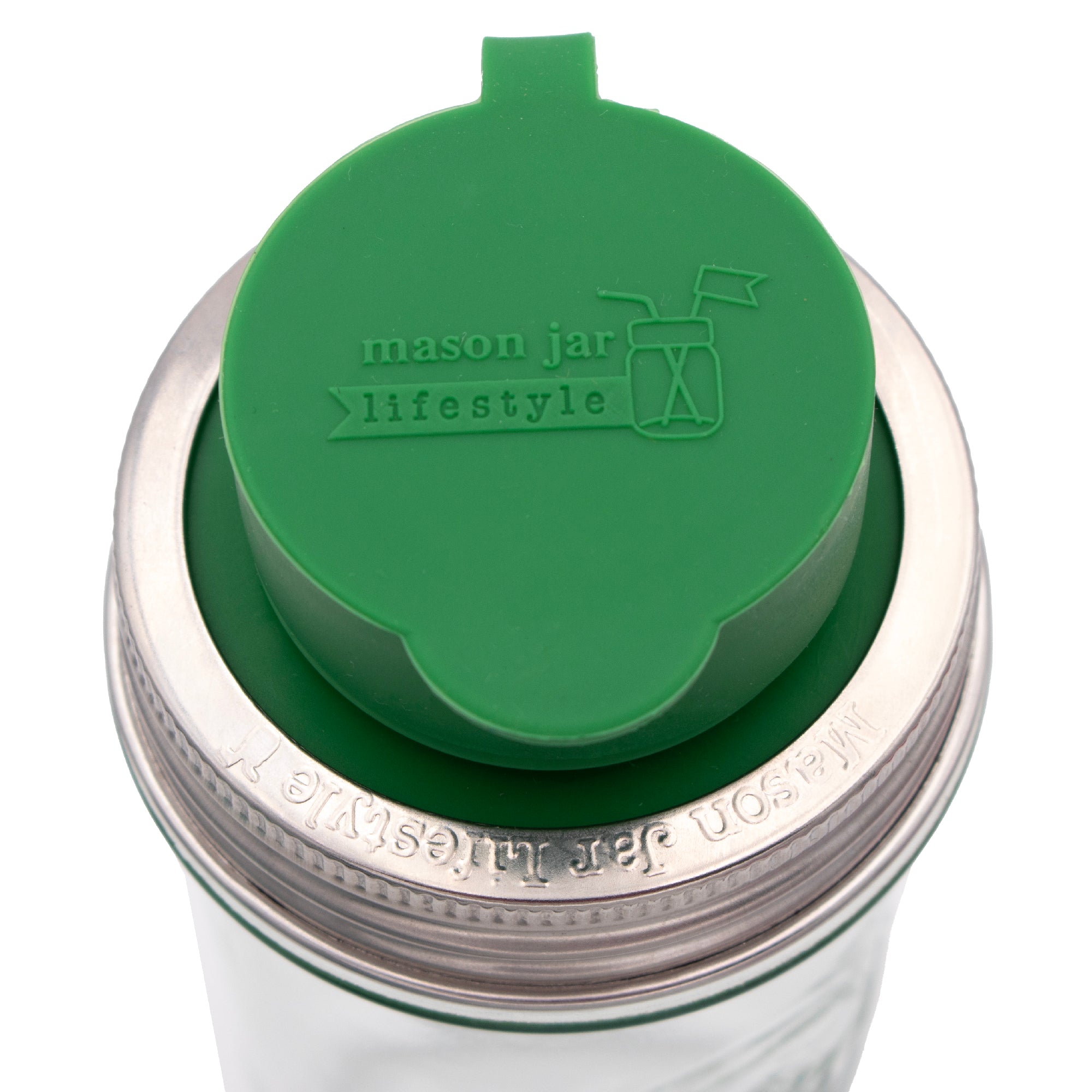 Silicone Chug Leak Resistant Lids for Regular Mouth Mason Jars