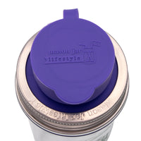 Silicone Chug Leak Resistant Lids for Regular Mouth Mason Jars