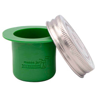 Regular mouth leaf green divider cup for Mason jars.