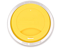 Silicone Drinking Lid with Stainless Steel Band for Mason Jars