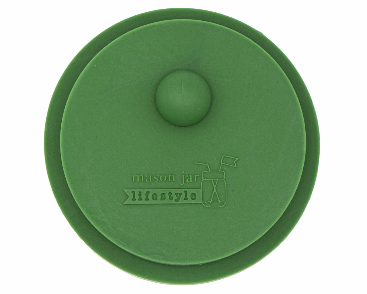 leaf green silicone fermentation valve lid for wide mouth mason jars