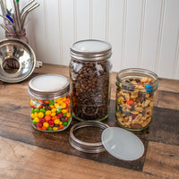 Leak Proof Platinum Silicone Sealing Lid Liners for Mason Jars 10 Pack