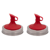 Silicone Oil Cruet Pour Lid for Mason Jars